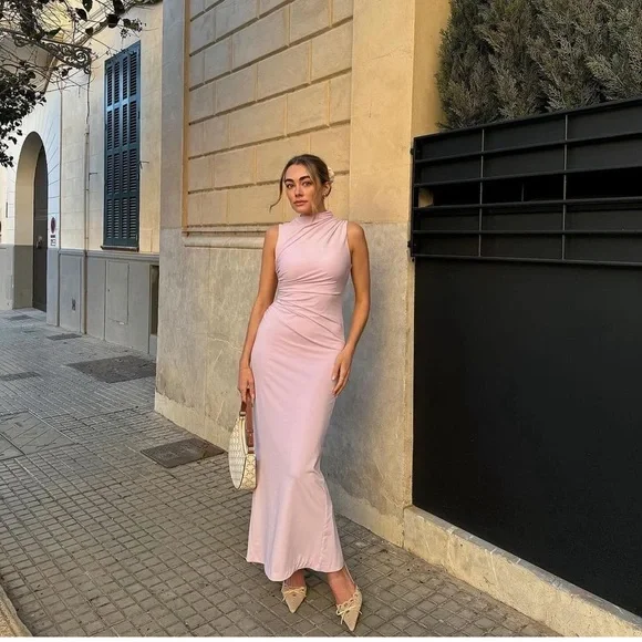 ★ZARA★ DRAPED MIDI DRESS Zara | Dresses | Zara Draped Midi Dress | Poshmark